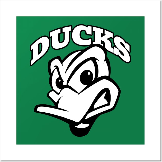 Ducks Mascot Wall Art by Generic Mascots